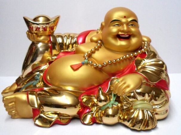 Dios Hotei un amuleto eficaz para la riqueza, la suerte y la felicidad